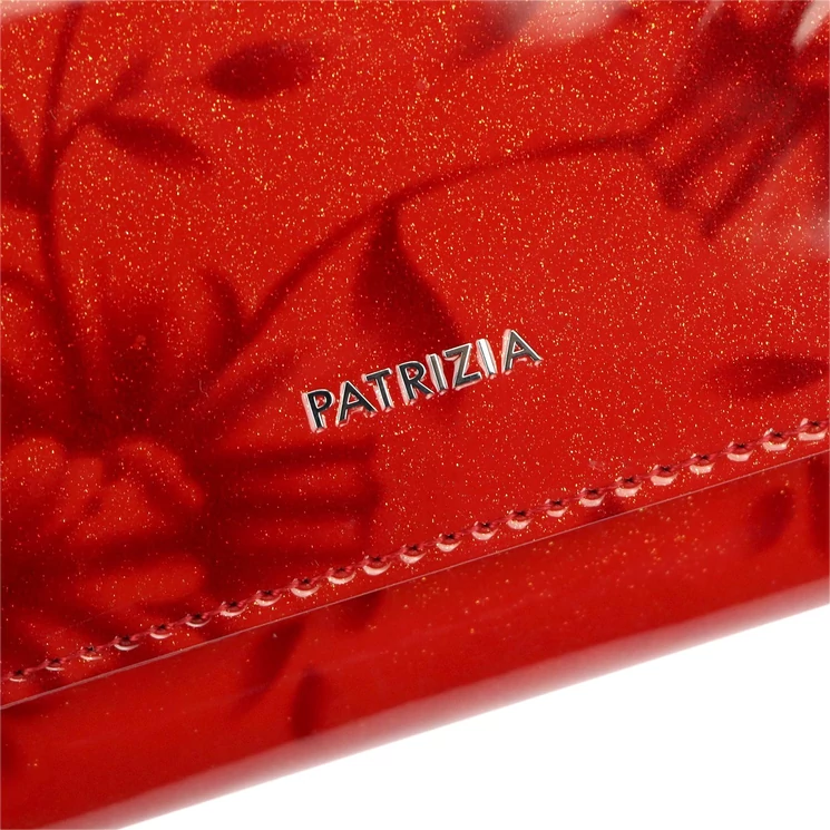 Valódi bőr Pénztárca piros színben RFID védelemmel