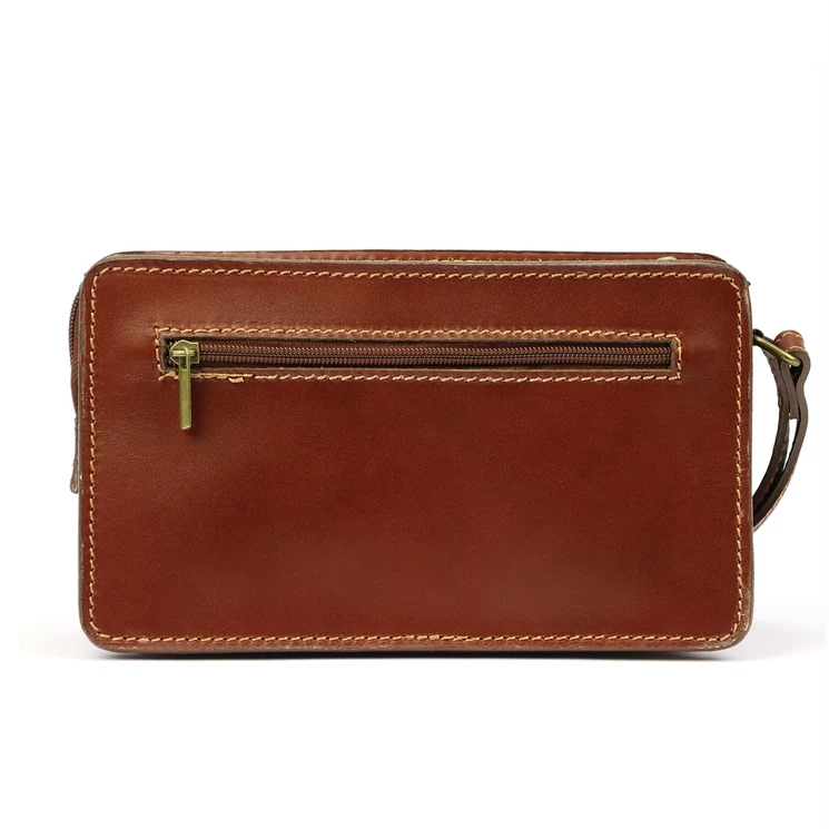  Valódi bőr Autóstáska fekete színben