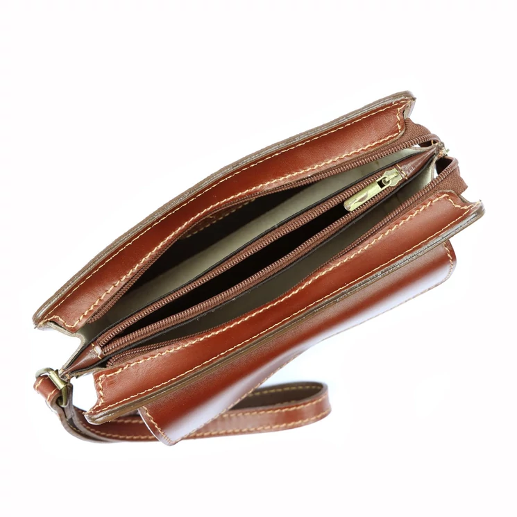  Valódi bőr Autóstáska fekete színben