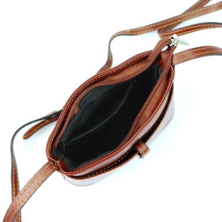 Borse Gianni Valódi bőr női táska fekete színben