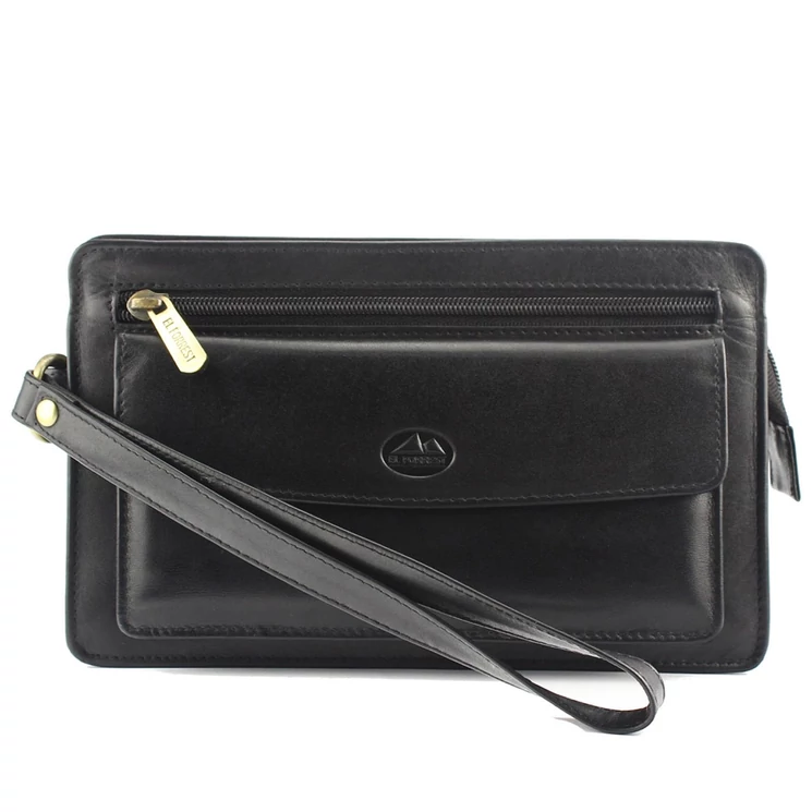 EL FORREST Valódi bőr autóstáska mobiltartós