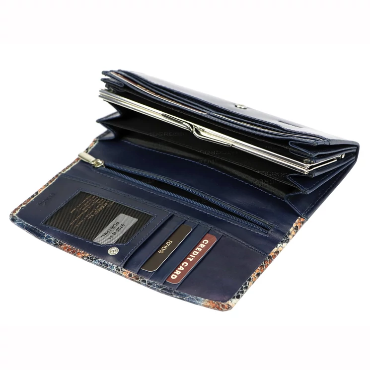 Mato Grosso Valódi bőr Pénztárca RFID védelemmel