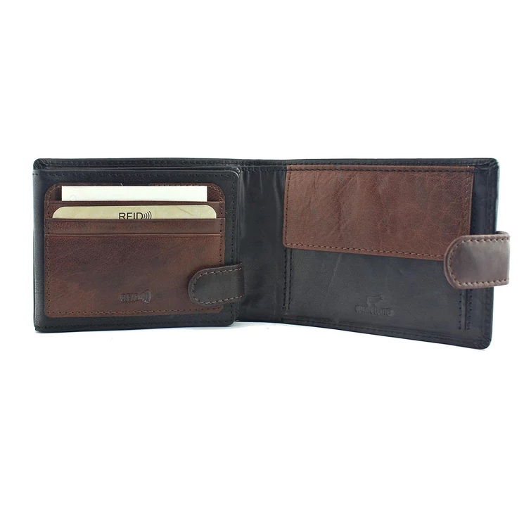 EL FORREST Valódi bőr Pénztárca RFID védelemmel