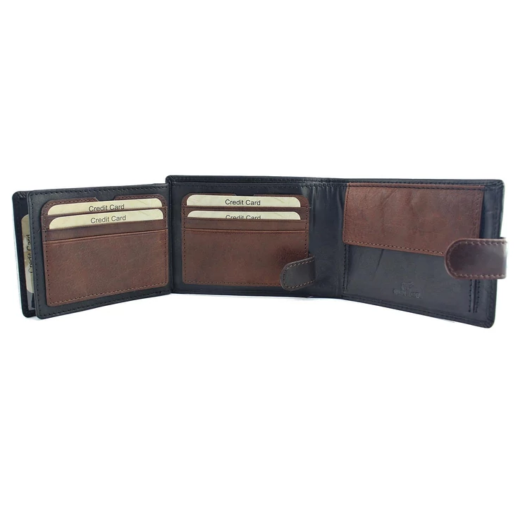 EL FORREST Valódi bőr Pénztárca RFID védelemmel