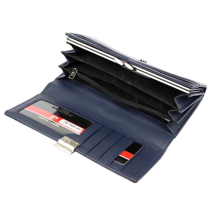 Piros színű Pierre Cardin Ecopelle Pénztárca