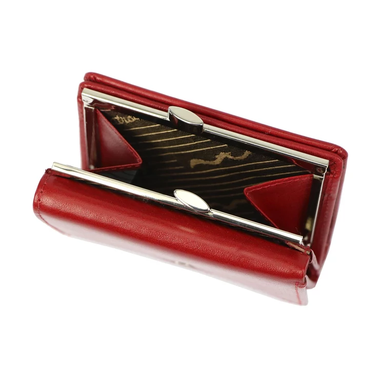 Albatross Valódi bőr Pénztárca piros színben