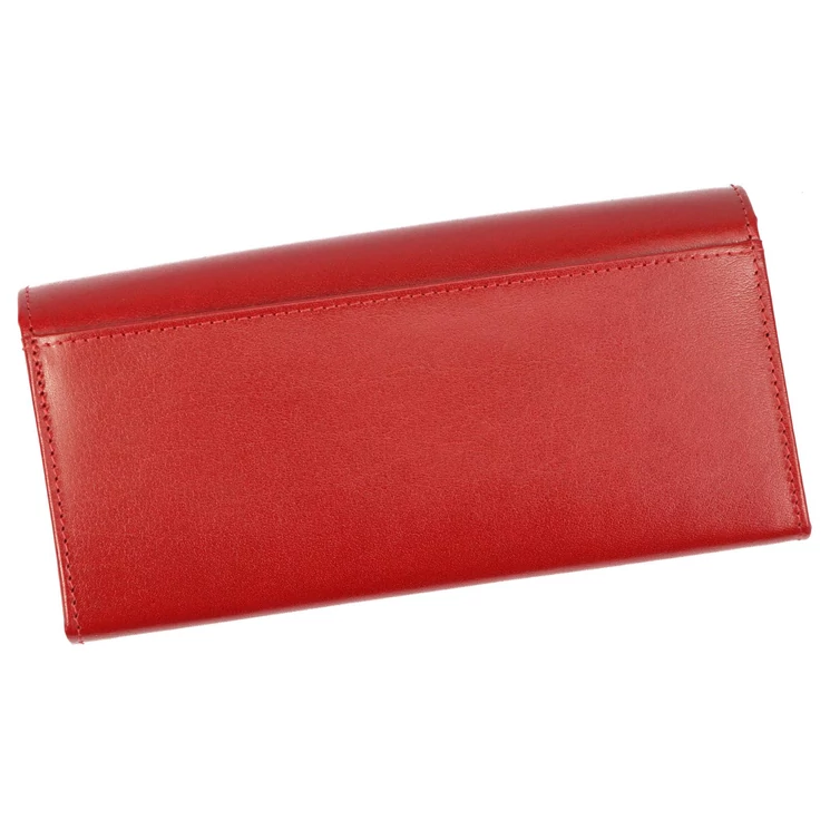 Piros színű Valódi bőr Pénztárca