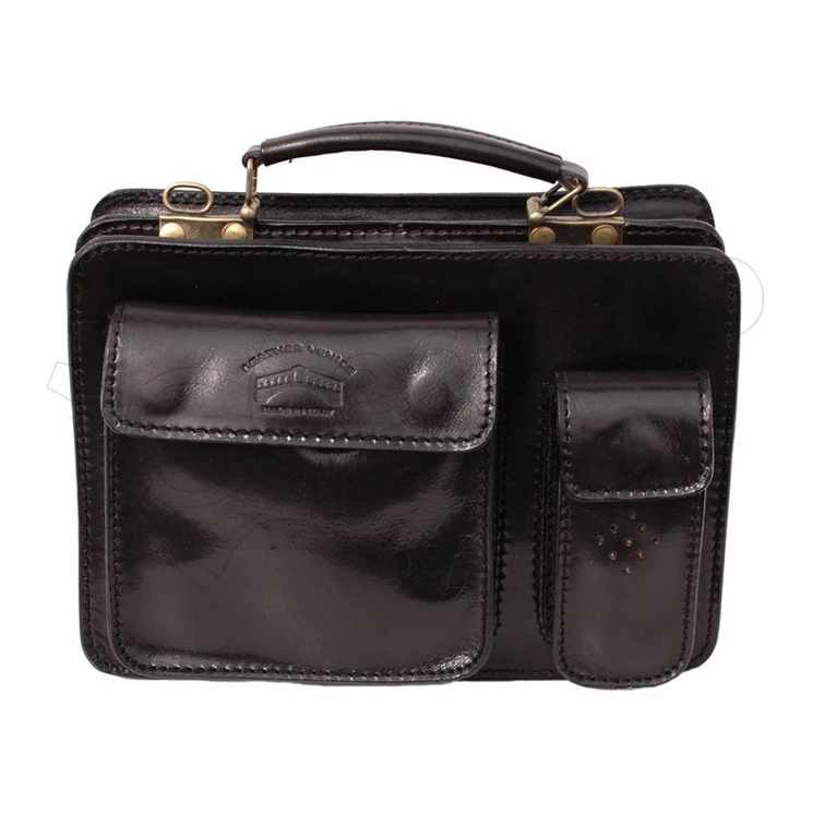 Esernyőtartós  bőr  aktatáska