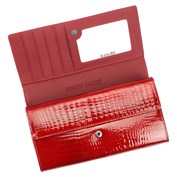 Cavaldi Valódi bőr Pénztárca piros színben