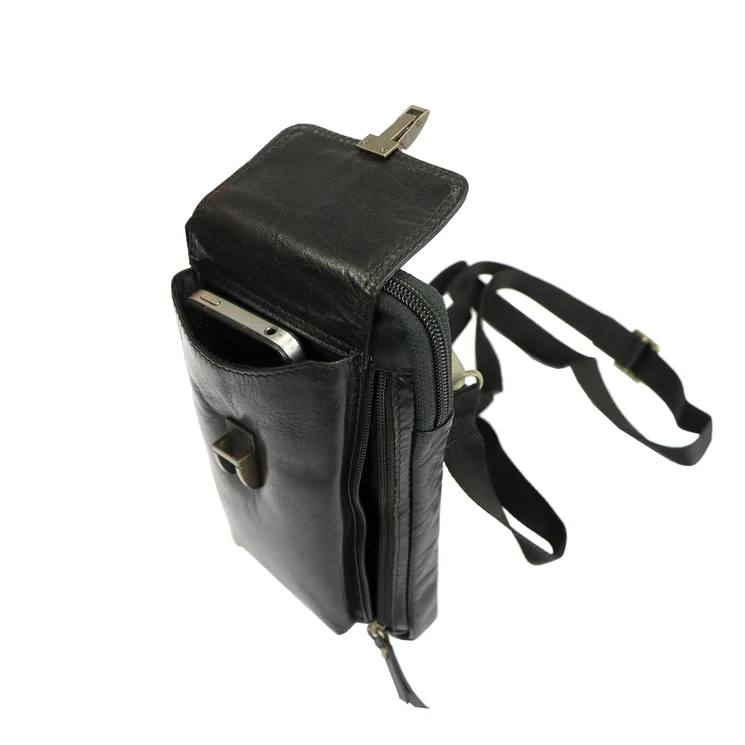 EL FORREST Valódi bőr férfi oldaltáska