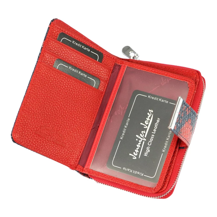 Jennifer Jones Valódi bőr Pénztárca