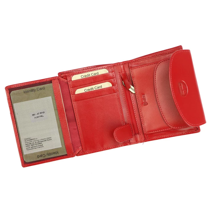 EL FORREST Valódi bőr Pénztárca