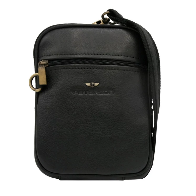 Peterson Valódi bőr Férfi Válltáska