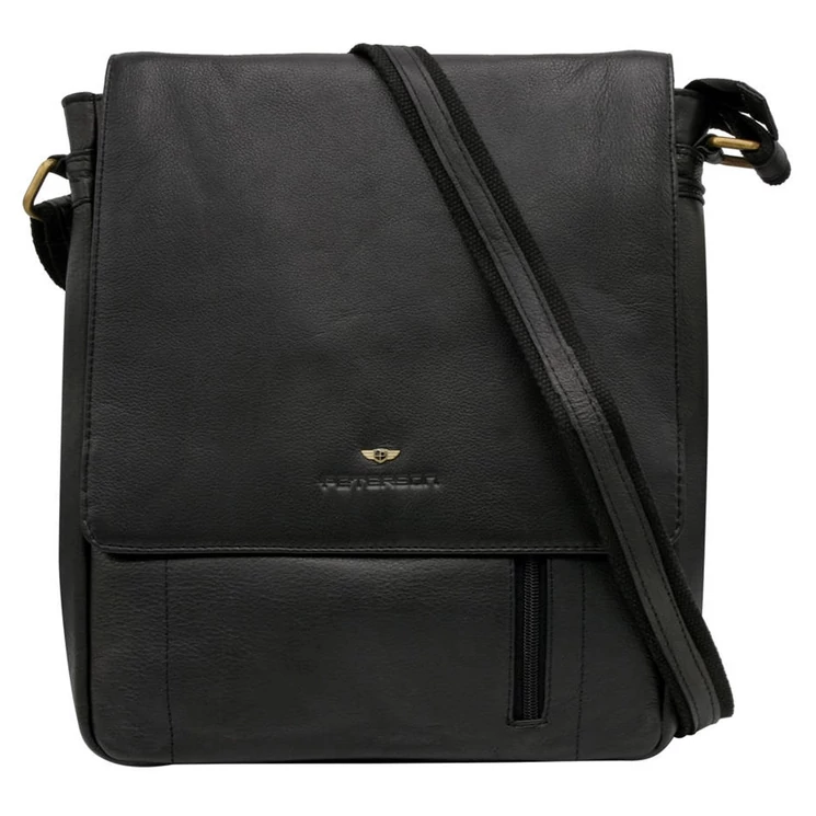Peterson Valódi bőr Férfi Válltáska