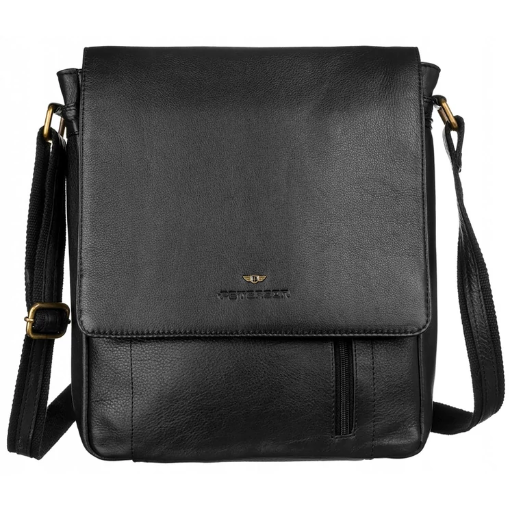 Peterson Valódi bőr Férfi Válltáska