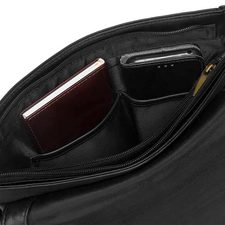 Peterson Valódi bőr Férfi Válltáska