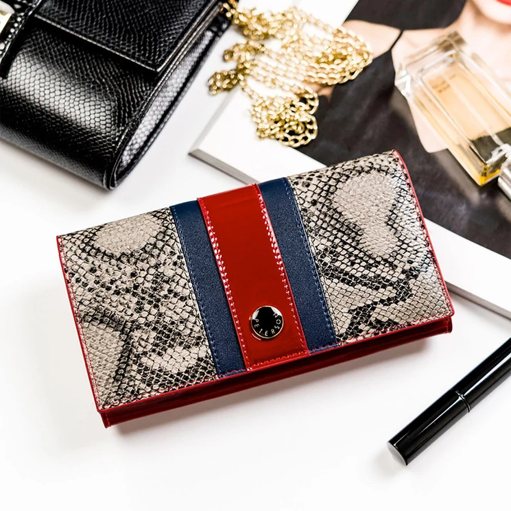 Peterson Valódi bőr Pénztárca