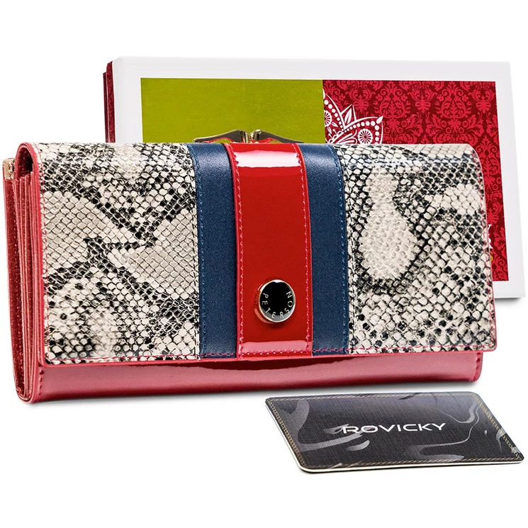 Peterson Valódi bőr Pénztárca