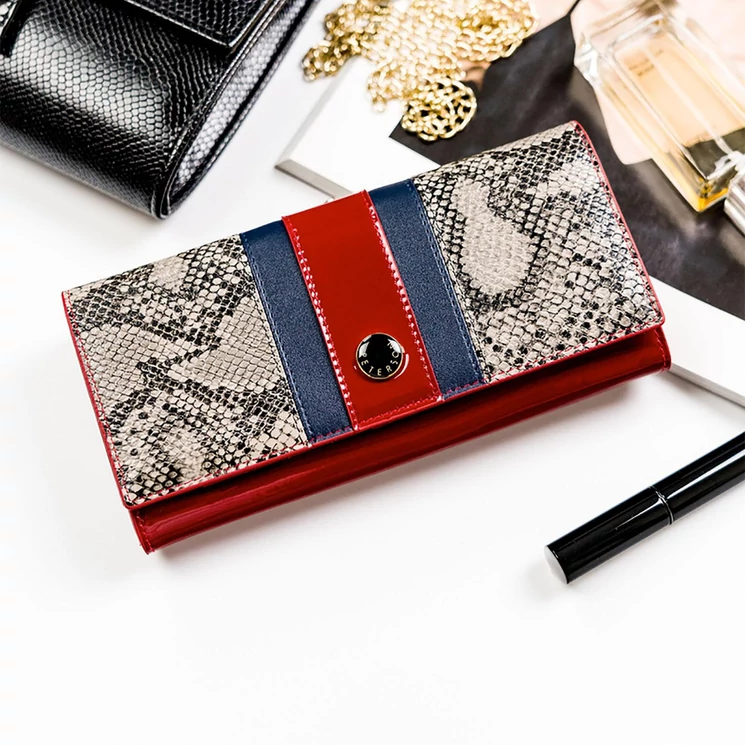 Peterson Valódi bőr Pénztárca