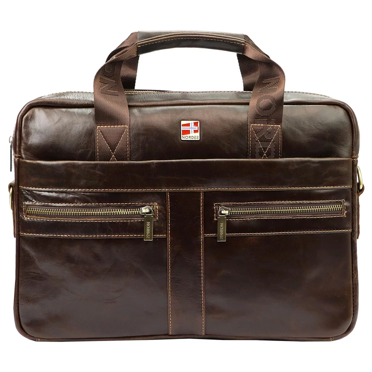 Nordee Valódi bőr Aktatáska