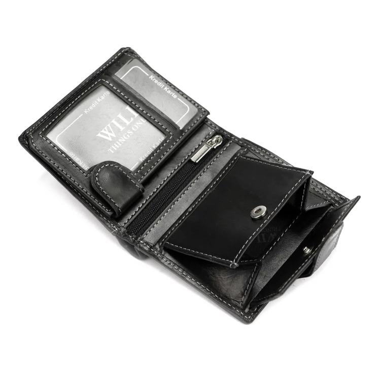 Wild Valódi bőr Pénztárca