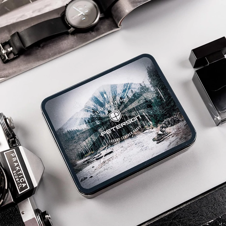 Peterson Valódi bőr Pénztárca