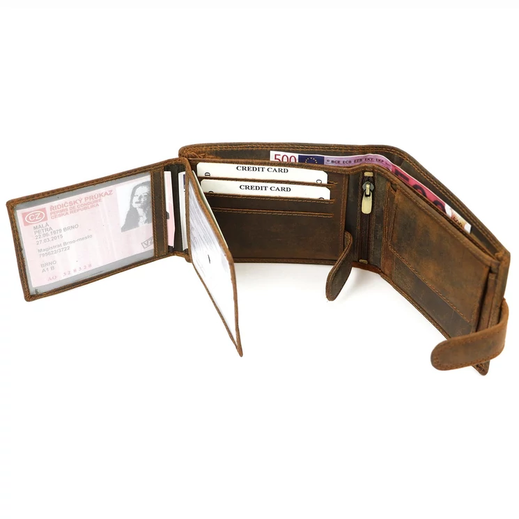 Wild Valódi bőr  Horoszkópos Pénztárca Bika