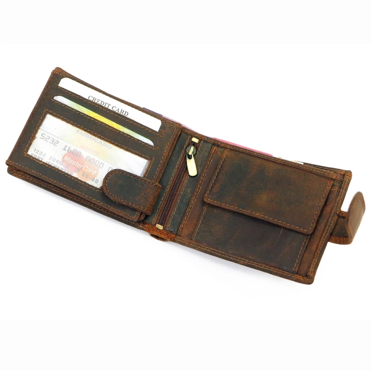 Wild Valódi bőr Horoszkópos Pénztárca Ikrek