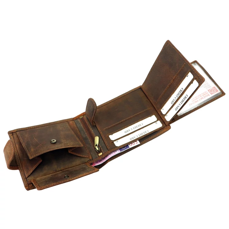 Wild Valódi bőr Pénztárca