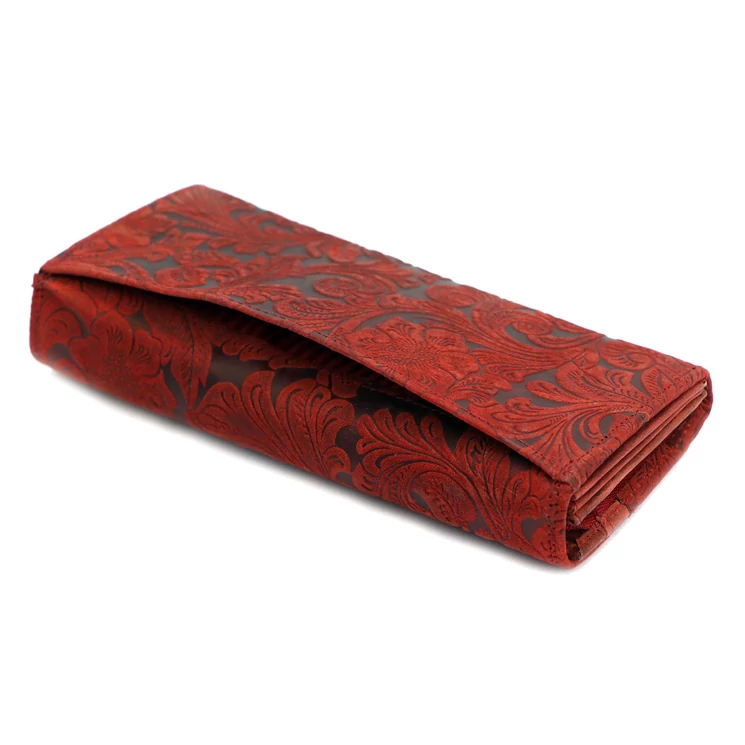 Valódi bőr Pénztárca Piros színben