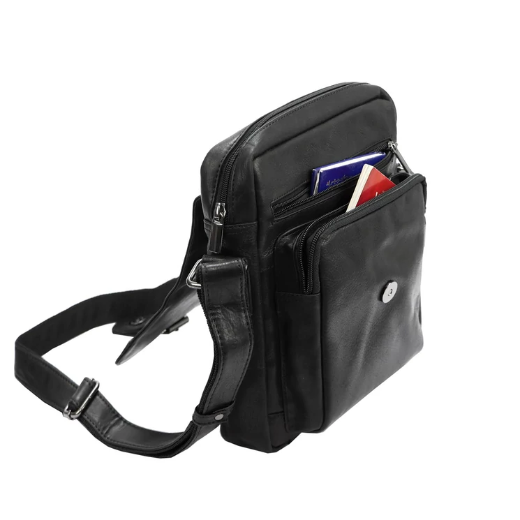 Money Kepper Valódi bőr Válltáska