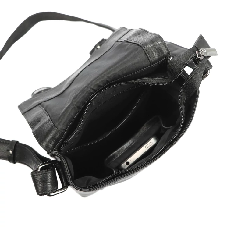 Money Kepper Valódi bőr Válltáska