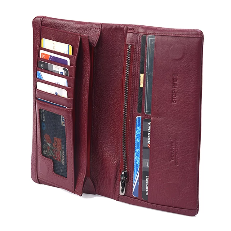 VerMari Valódi bőr Pénztárca