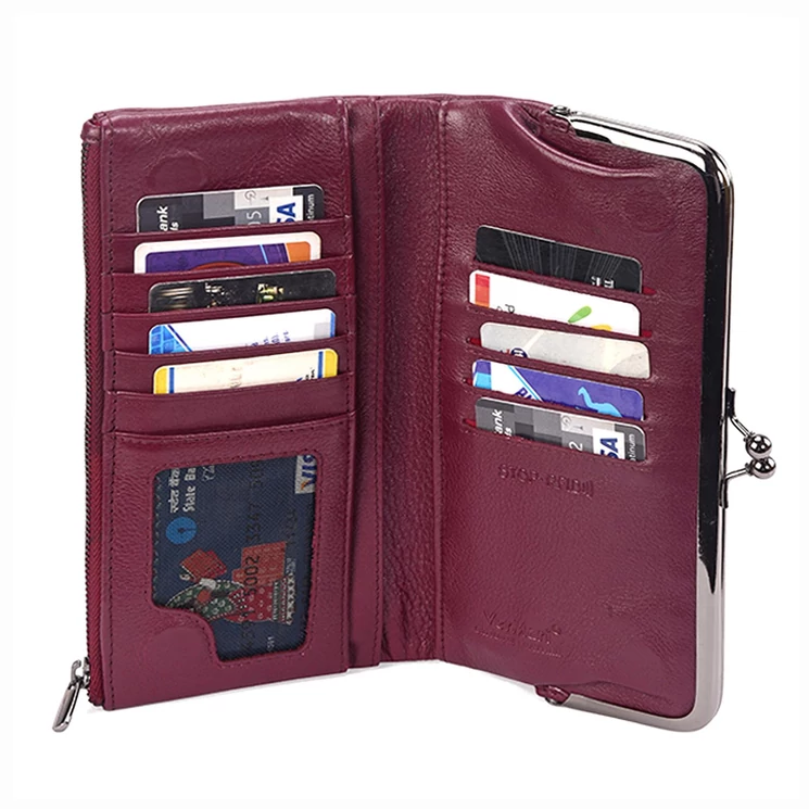 VerMari Valódi bőr Pénztárca