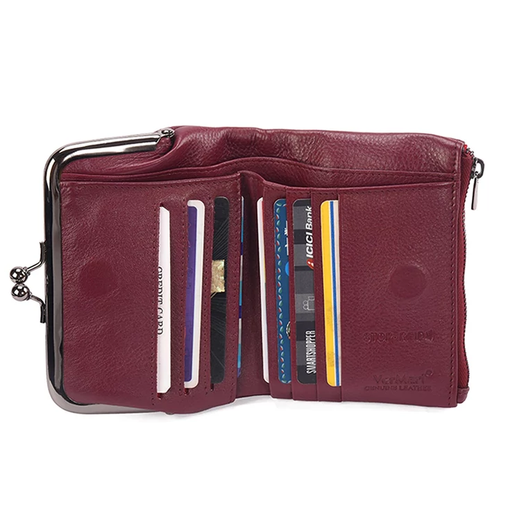 Csatos Valódi bőr Pénztárca