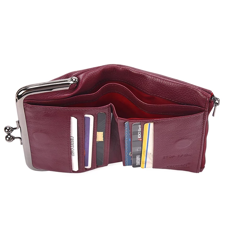 Csatos Valódi bőr Pénztárca