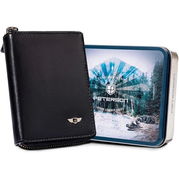 Peterson Valódi bőr Pénztárca