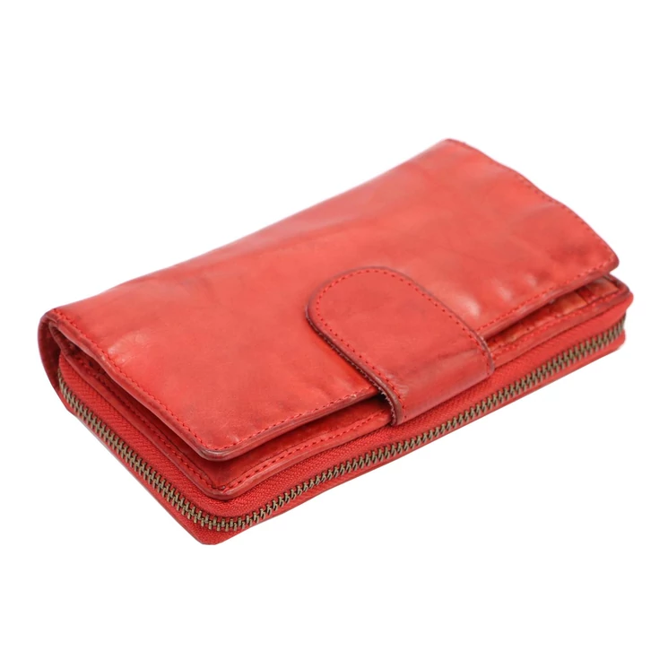 VS vintage valódi bőr Pénztárca