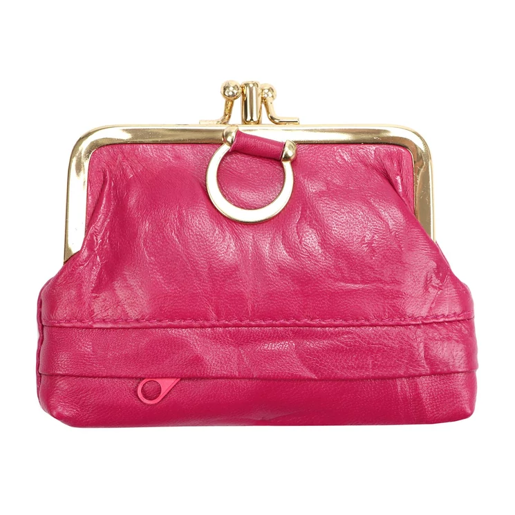 Kisméretű csatos női Pénztárca pink színben