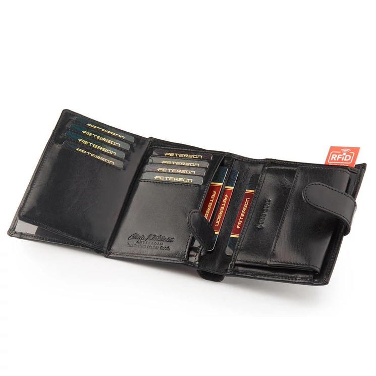 Peterson Valódi bőr Pénztárca