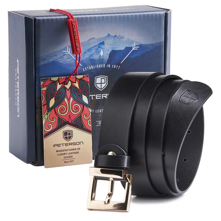 Peterson Valódi bőr Öv 100 cm