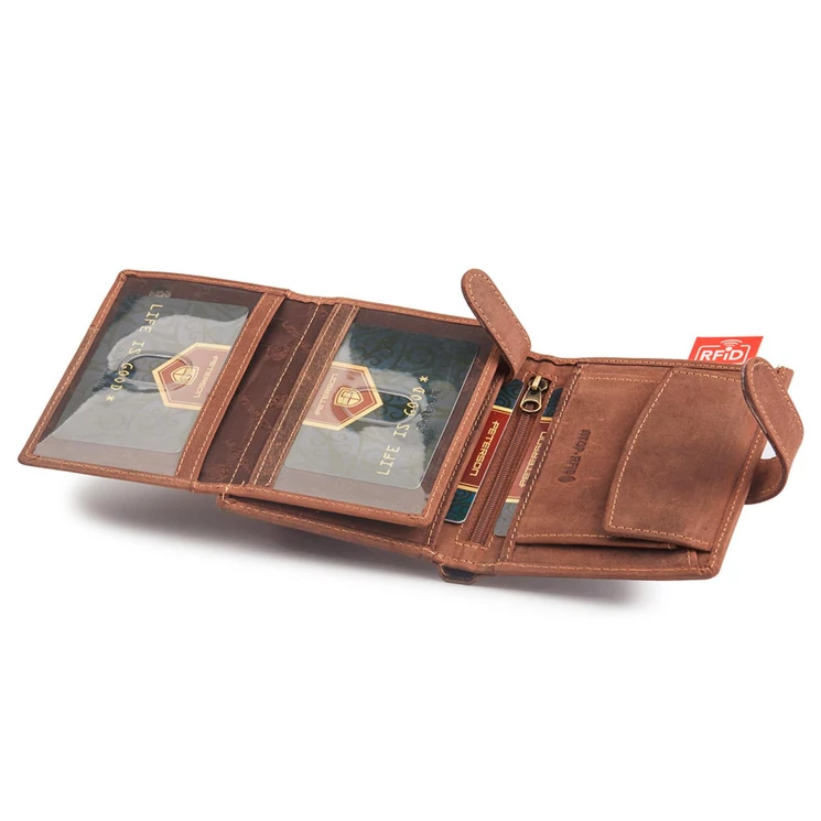 Peterson Valódi bőr Pénztárca