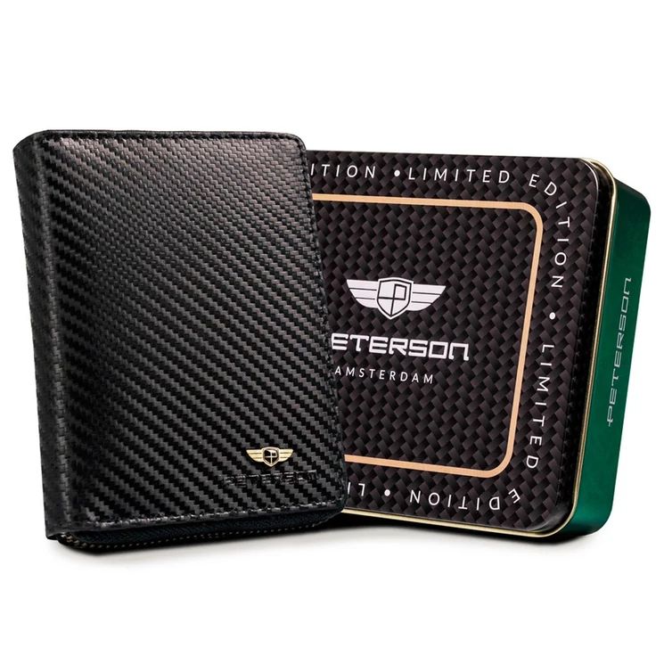 Peterson Valódi bőr Pénztárca