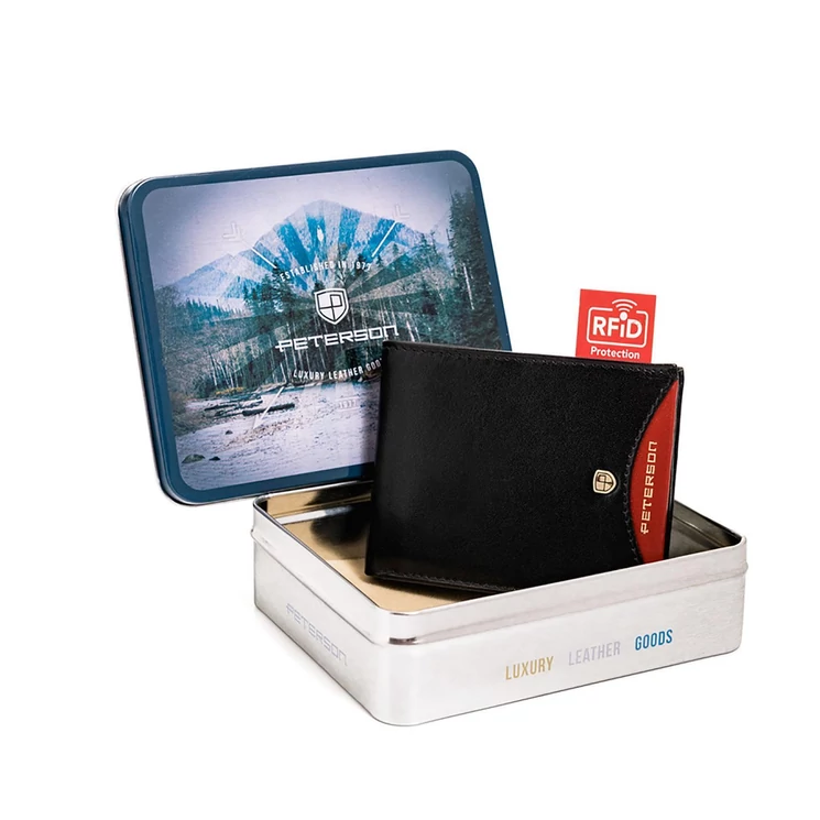 Peterson Valódi bőr Pénztárca