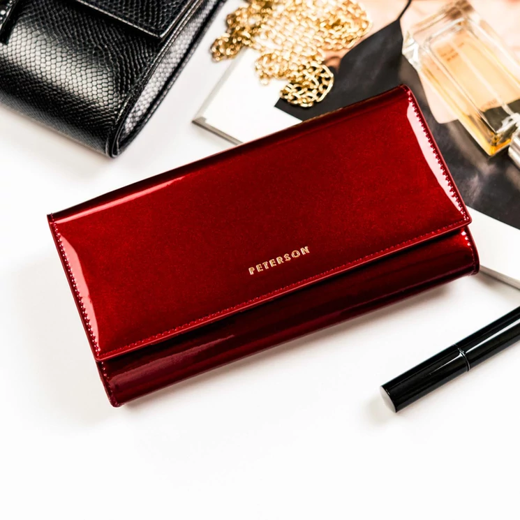 Peterson Valódi bőr Pénztárca