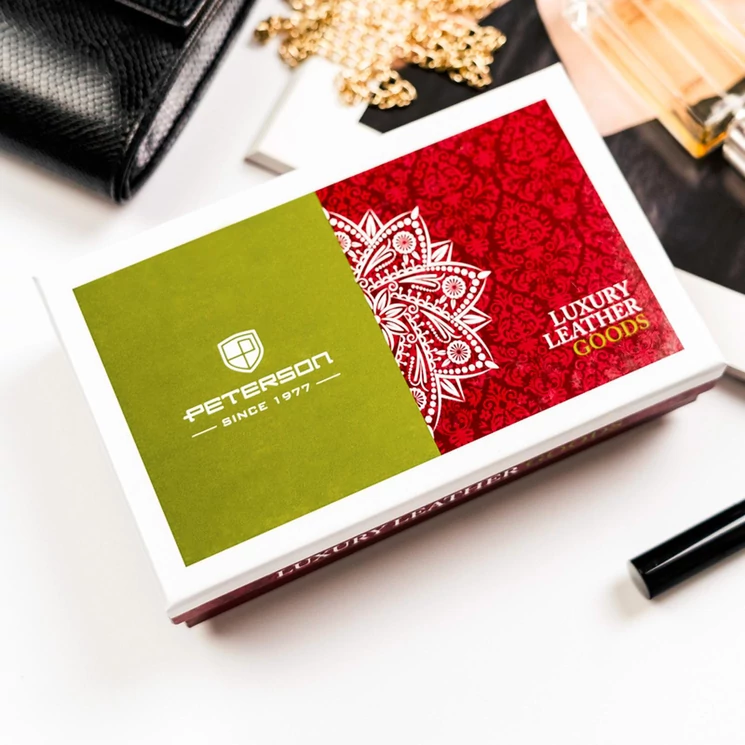 Peterson Valódi bőr Pénztárca