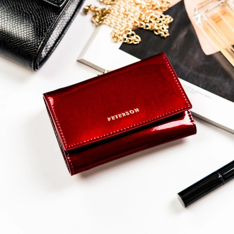 Peterson Valódi bőr Pénztárca