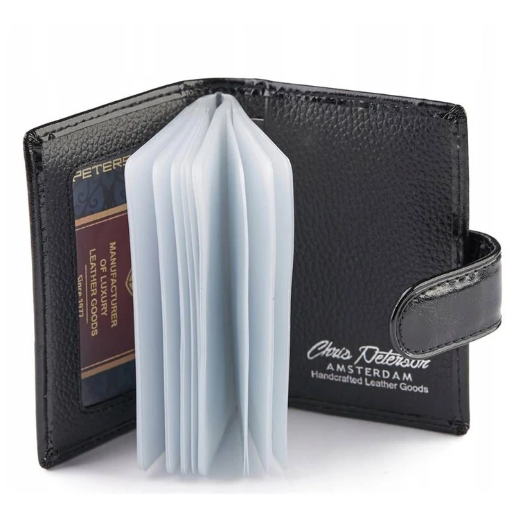 Peterson Valódi bőr Pénztárca