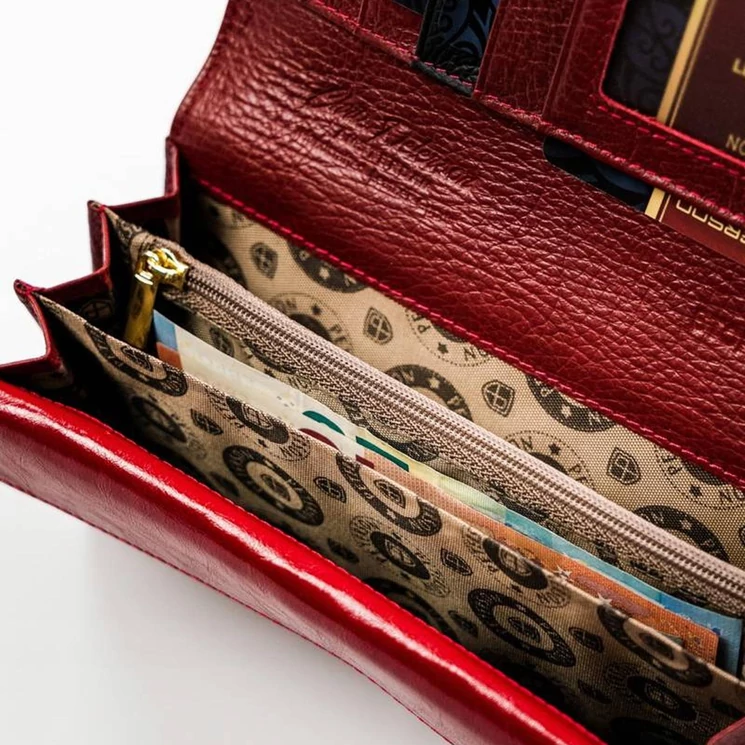 Peterson Valódi bőr Pénztárca