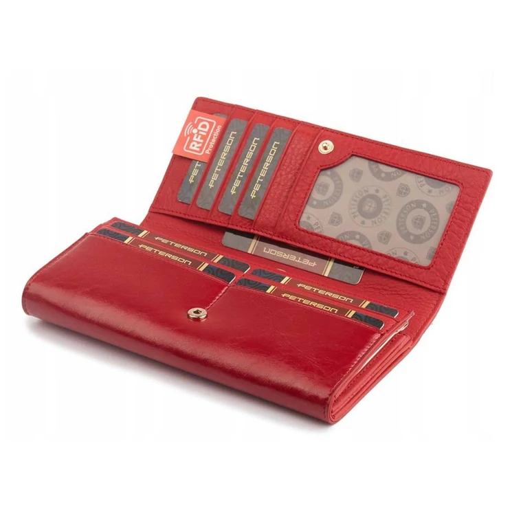 Peterson Valódi bőr Pénztárca